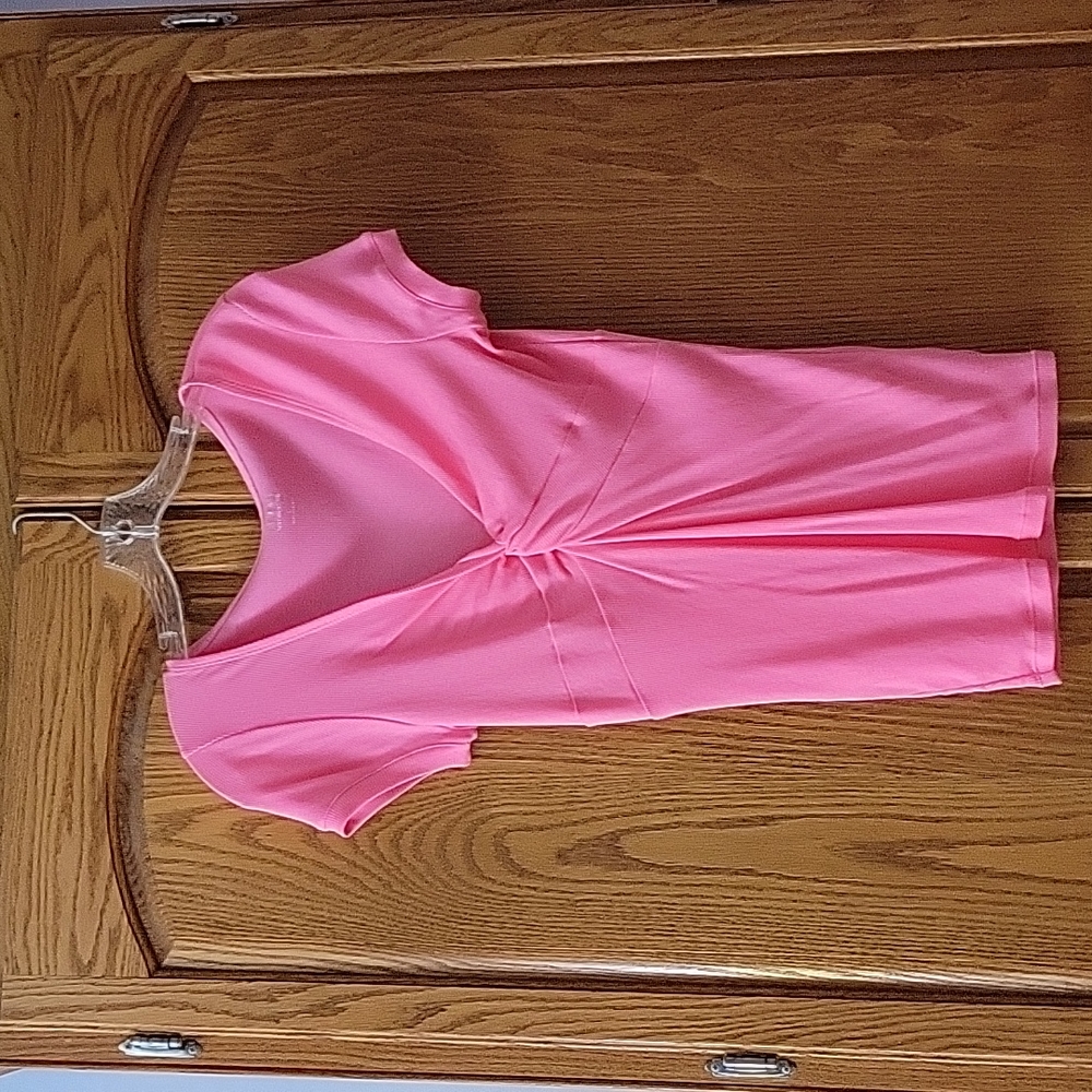 Wxpress Women's Pink ribbed shirt